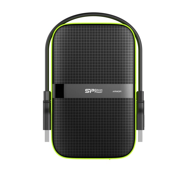 Silicon Power Armor A60 - 4 TB - 2.5" - 3.2 Gen 1 (3.1 Gen 1) - Schwarz - Grün