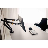 Bakker Elkhuizen Monitorarm BE Flexible Dual dunkelgrau retail