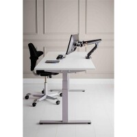 Bakker Elkhuizen Monitorarm BE Flexible Dual dunkelgrau retail