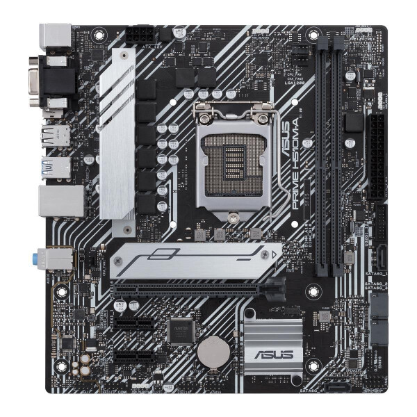 ASUS PRIME H510M-A - Intel - LGA 1200 - Intel® Celeron® - Intel® Core™ i5 - Intel® Core™ i7 - Intel® Core™ i9 - Intel® Pentium® - DDR4-SDRAM - 64 GB - DIMM