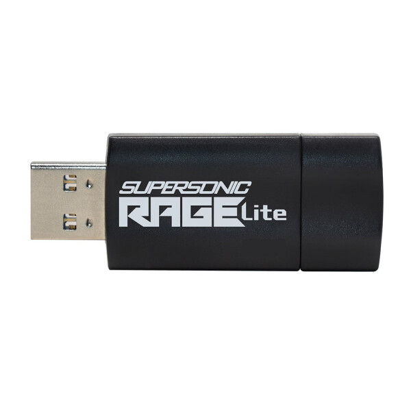 PATRIOT Memory Supersonic Rage Lite - 64 GB - USB Typ-A - 3.2 Gen 1 (3.1 Gen 1) - 180 MB/s - Dia - Schwarz - Blau