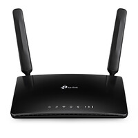 TP-LINK N300 4G LTE-Telefonie-WLAN-Router - Wi-Fi 4 (802.11n) - Einzelband (2,4GHz) - Ethernet/LAN - 3G - Schwarz - Tabletop-Router