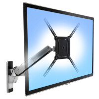 Ergotron Interactive Arm - VHD - 31,8 kg - 76,2 cm (30") - 152,4 cm (60") - 600 x 200 mm - Höhenverstellung - Aluminium - Schwarz