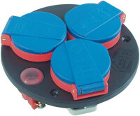 Brennenstuhl 1081090 - Schwarz - Blau - Rot - 3...