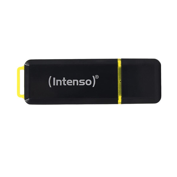 Intenso High Speed Line - 64 GB - USB Typ-A - 3.2 Gen 1 (3.1 Gen 1) - 250 MB/s - Kappe - Schwarz - Gelb