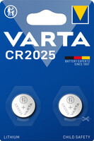 Varta 06025 - Einwegbatterie - CR2025 - Lithium - 3 V - 2 Stück(e) - Metallisch
