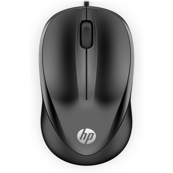 HP Kabelgebundene Maus 1000 - Beidhändig - USB Typ-A - 1200 DPI - Schwarz