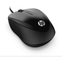 HP Kabelgebundene Maus 1000 - Beidhändig - USB Typ-A - 1200 DPI - Schwarz