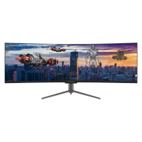 LC-Power LC-M49-DQHD-120-C-Q - 124,5 cm (49 Zoll) - 5120 x 1440 Pixel - UltraWide Quad HD - QLED - 6 ms - Schwarz