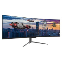 LC-Power LC-M49-DQHD-120-C-Q - 124,5 cm (49 Zoll) - 5120 x 1440 Pixel - UltraWide Quad HD - QLED - 6 ms - Schwarz