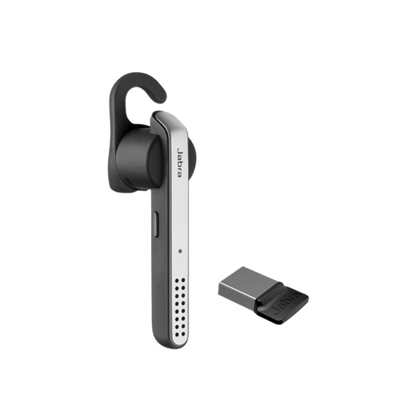 Jabra Stealth UC (MS) - Kabellos - Anrufe/Musik - 7,9 g - Kopfhörer - Schwarz - Grau