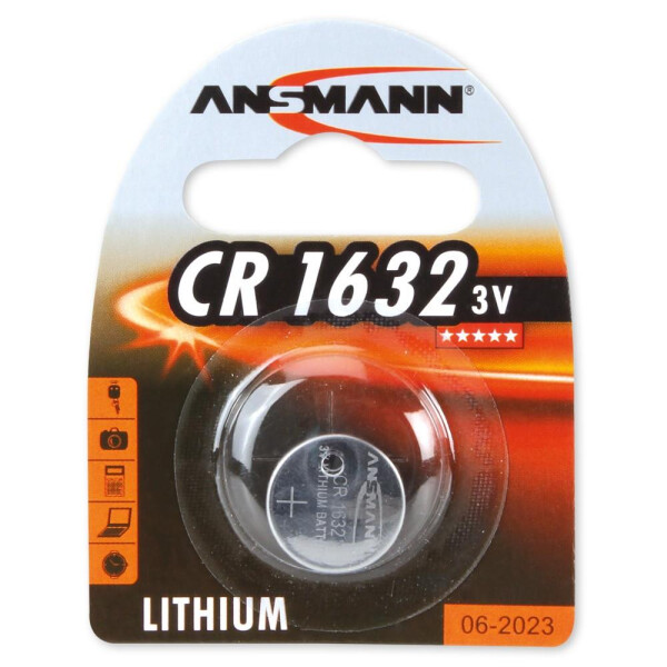 Ansmann 1516-0004 - Einwegbatterie - CR1632 - Lithium - 3 V - 1 Stück(e) - 120 mAh