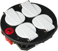 Brennenstuhl 1081080 - Schwarz - Rot - Weiß - 4...