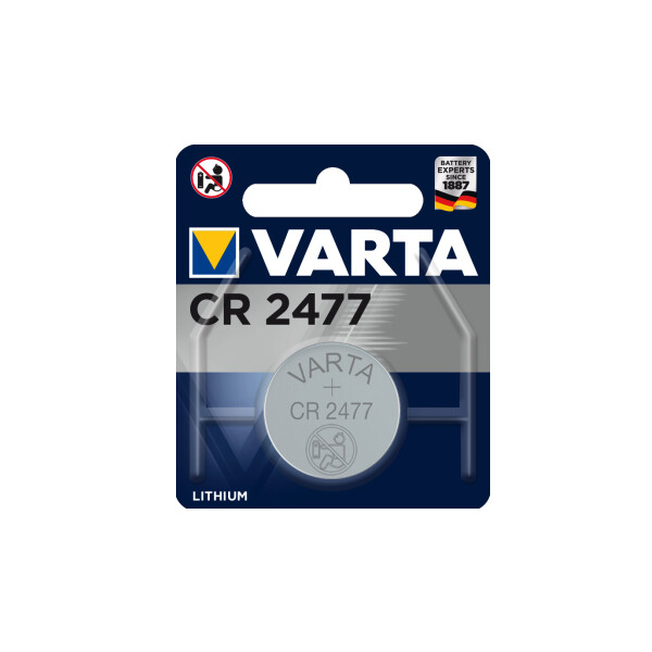 Varta Batterie Lithium Knopfzelle CR2477 3V - Batterie - CR2477