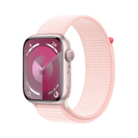 Apple Watch Series 9 45 mm Alu Pink Loop Hellrosa