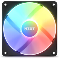 NZXT F120 Core RGB - Ventilator - 12 cm - 500 RPM - 1800 RPM - 33,88 dB - Schwarz