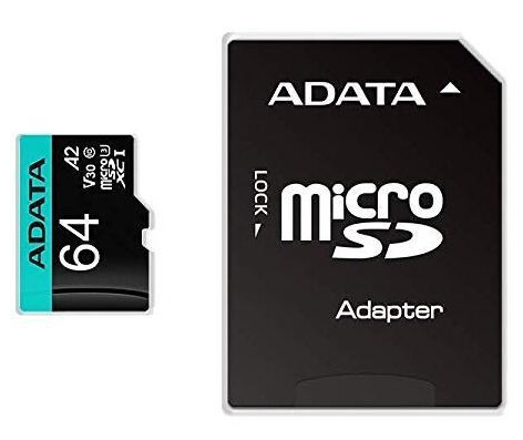 ADATA Premier Pro - 64 GB - MicroSDXC - Klasse 10 - UHS-I - 100 MB/s - 80 MB/s