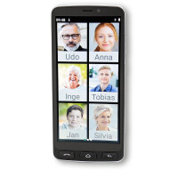 Olympia Neo schwarz - 14 cm (5.5 Zoll) - 2 GB - 16 GB - 8 MP - Android 10.0 - Schwarz - Silber