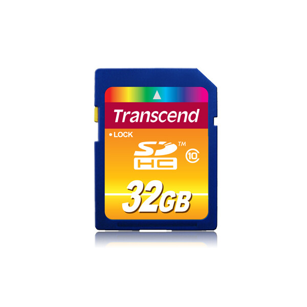 Transcend TS32GSDHC10 - 32 GB - SDHC - Klasse 10 - NAND - 30 MB/s - Schwarz