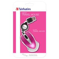 Verbatim Go Mini - Optisch - USB Typ-A - 1000 DPI - Pink