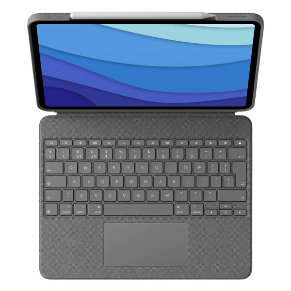 Logitech Combo Touch for iPad Pro 12.9-inch (5th generation) - QWERTY - UK International - Trackpad - 1,9 cm - 1 mm - Apple