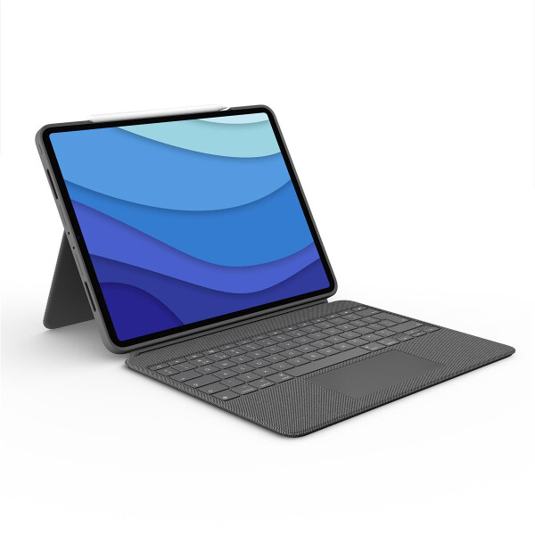 Logitech Combo Touch for iPad Pro 12.9-inch (5th generation) - QWERTY - UK International - Trackpad - 1,9 cm - 1 mm - Apple