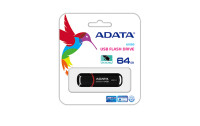 ADATA 64GB DashDrive UV150 - 64 GB - USB Typ-A - 3.2 Gen 1 (3.1 Gen 1) - Kappe - 9 g - Schwarz