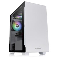 Thermaltake S100 Tempered Glass Snow Edition - Micro...