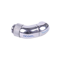 Alphacool 17059 - Schlauchanschluss - 1/4 Zoll - Männlich/Weiblich - Messing - Nickel - Silber