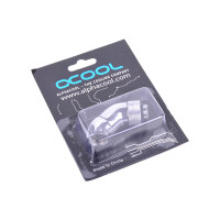 Alphacool 17059 - Schlauchanschluss - 1/4 Zoll - Männlich/Weiblich - Messing - Nickel - Silber