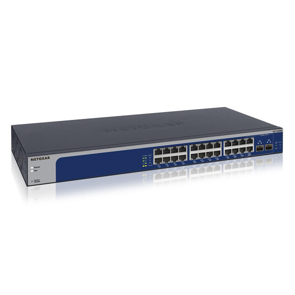 Netgear XS724EM - Managed - L2 - 10G Ethernet (100/1000/10000) - Rack-Einbau - 1U