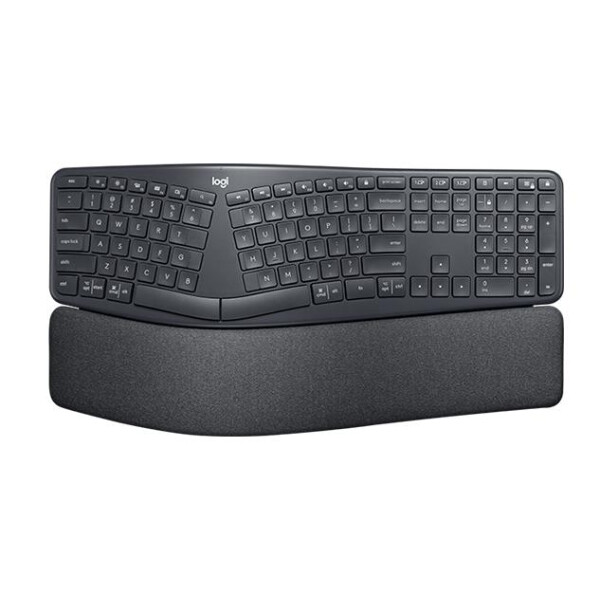 Logitech Ergo K860 - Volle Größe (100%) - RF Wireless + Bluetooth - QWERTZ - Graphit