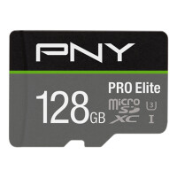 PNY PRO Elite - 128 GB - MicroSDXC - Klasse 10 - UHS-I -...