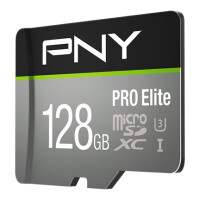 PNY PRO Elite - 128 GB - MicroSDXC - Klasse 10 - UHS-I -...