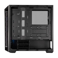 Cooler Master MasterBox MB520 ARGB - Midi Tower - PC - Schwarz - ATX - EATX - micro ATX - Mini-ITX - SSI CEB - Kunststoff - Stahl - Gehärtetes Glas - 16,5 cm