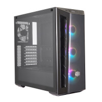 Cooler Master MasterBox MB520 ARGB - Midi Tower - PC - Schwarz - ATX - EATX - micro ATX - Mini-ITX - SSI CEB - Kunststoff - Stahl - Gehärtetes Glas - 16,5 cm