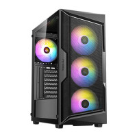 Antec AX61 Elite - Midi Tower - PC - Schwarz - ITX -...