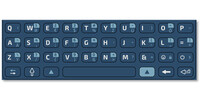 Alcatel 100 Magnetic Alphabetic Keyboard QWERTY-QWERTZ...