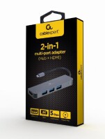Gembird A-CM-COMBO2-01 - USB 3.2 Gen 1 (3.1 Gen 1) Type-C...