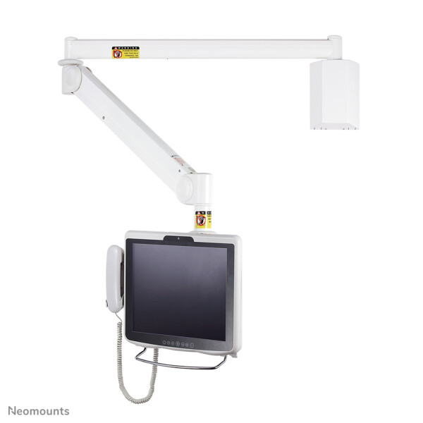 Neomounts by Newstar Medizinische Wandhalterung - 6 kg - 25,4 cm (10 Zoll) - 61 cm (24 Zoll) - 100 x 100 mm - Höhenverstellung - Weiß