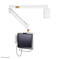 Neomounts FPMA-HAW100 Medizinische Wandhalterung für Monitore 10-24" - H 0-170 cm - Gasfeder - 6 kg - 25,4 cm (10") - 61 cm (24") - 100 x 100 mm - Höhenverstellung - Weiß