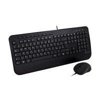 V7 CKU300IT - Tastatur-und-Maus-Set - USB