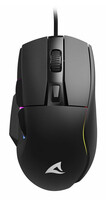 Sharkoon Maus Shark SGM35 Optisch schw - Maus - 6.400 dpi