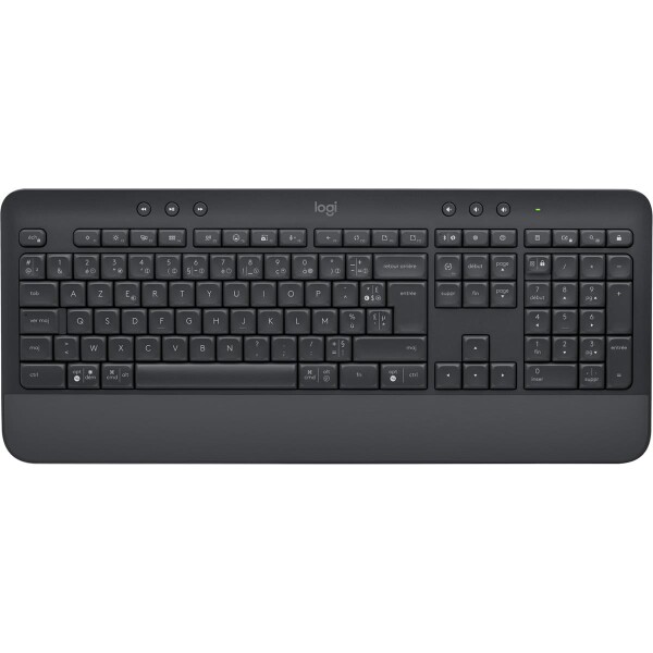 Logitech 920-010914 - Volle Größe (100%) - Kabellos - Bluetooth - Membran Key Switch - AZERTY - Graphit