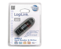 LogiLink Cardreader USB 2.0 Stick external for SD/MMC -...