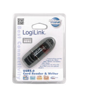 LogiLink Cardreader USB 2.0 Stick external for SD/MMC -...