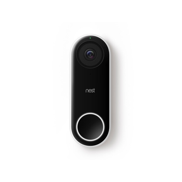 Nest Labs Nest Hello, H.264, Schwarz, IPX4, Outdoor, 3 MP, 1600 x 1200 Pixel