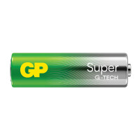 GP Battery 1x4 GP Super Alkaline 1.5V AA Mignon LR06 Rel. 03015AETA-B4