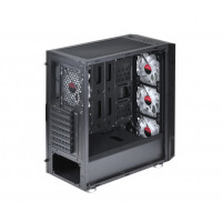 Spire VISION 7025 RGB, Midi Tower, PC, Schwarz, ATX,...