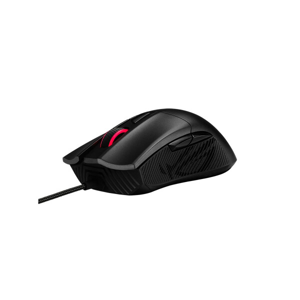 ASUS ROG Gladius II Core, rechts, Optisch, USB Typ-A, 6200 DPI, Schwarz